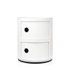 Kartell Componibili mit 2 Fächern weiß