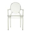 Kartell Louis Ghost Armlehnstuhl kristallgrün