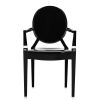 Kartell Louis Ghost Armlehnstuhl schwarz-glänzend