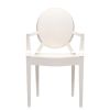 Kartell Louis Ghost Armlehnstuhl weiß-glänzend