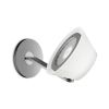Occhio lei Parete chrom matt, Body chrom-matt,  ring/cover chrom-matt