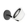 Occhio lei Parete schwarz matt, Body schwarz-matt,  ring/cover schwarz-matt
