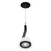 Occhio lei Sospeso Up 80-180 schwarz matt, Body schwarz-matt,  ring/cover schwarz-matt