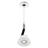 Occhio lei Sospeso Up 80-180 weiß glänzend, Body chrom,  ring/cover weiß-glänzend