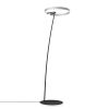 Occhio Mito raggio Stehleuchte Body schwarz-matt, Head silber matt