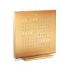 QlockTwo Earth 13.5 Uhr (Deutsch) Golden Legend (24 Karat Feingold beschichtet)