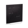 QlockTwo Earth 13.5 Uhr (Deutsch) Black Ice Tea (Acryl schwarz)