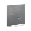 QlockTwo Earth 13.5 Uhr (Deutsch) Early Grey Tea (Acryl grau)