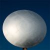 Schönecker Leuchten Sphera M mit E27-Sockel Schlagmetall Silber glatt